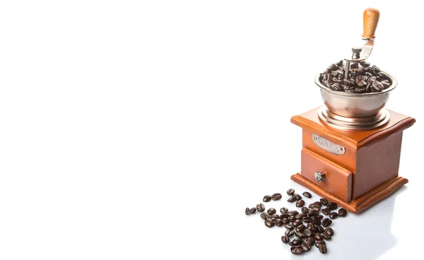 Coffee Bean And Coffee Mill — Stock Photo, Image