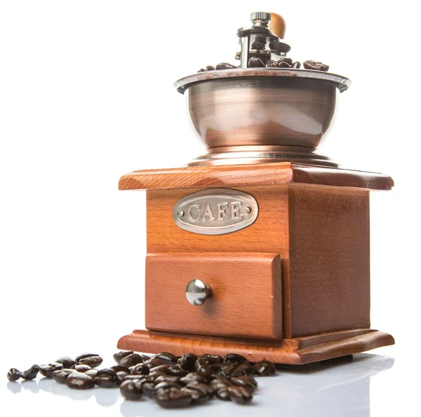 Coffee Bean And Coffee Mill — Stock Photo, Image