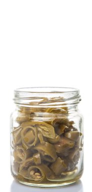 Turşu biber Mason kavanoz