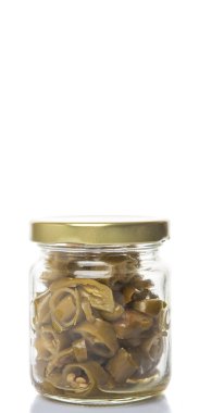 Turşu biber Mason kavanoz