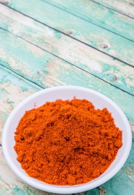 Acı biber beyaz kase