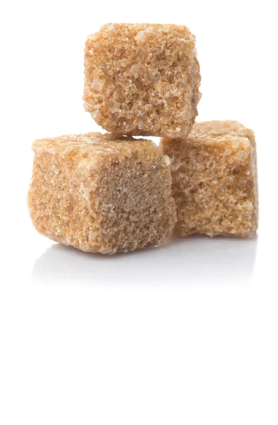 Azúcar de caña de azúcar marrón — Foto de Stock