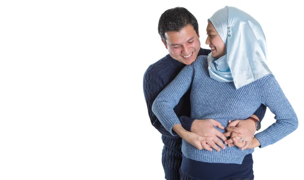 Jóvenes Esperando pareja musulmana —  Fotos de Stock