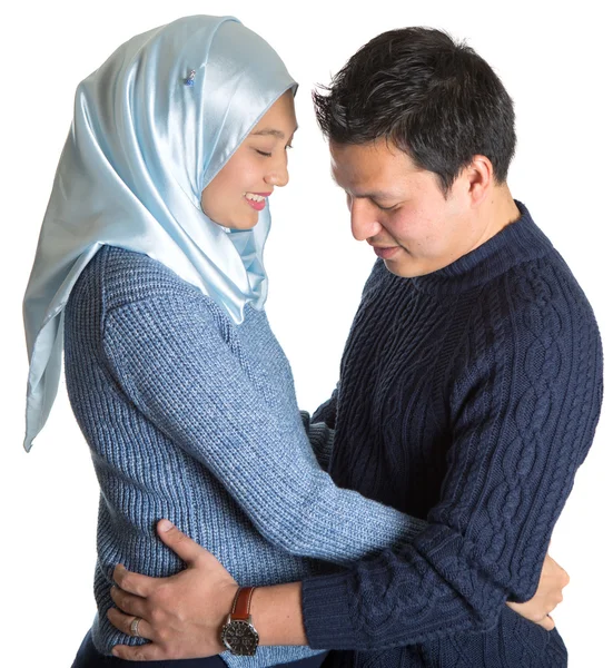 Jóvenes Esperando pareja musulmana — Foto de Stock