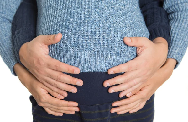 Young Expecting Muslim Couple — Stock Photo, Image