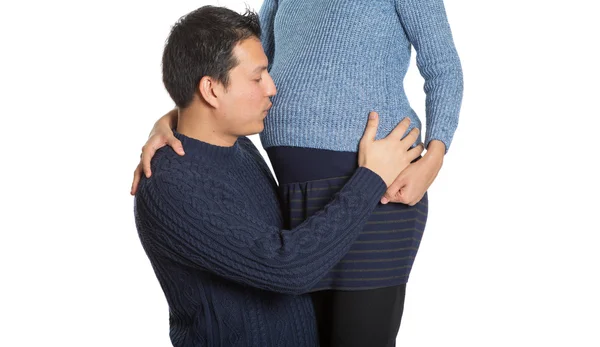 Young Expecting Muslim Couple — Stock Photo, Image