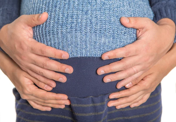 Young Expecting Muslim Couple — Stock Photo, Image