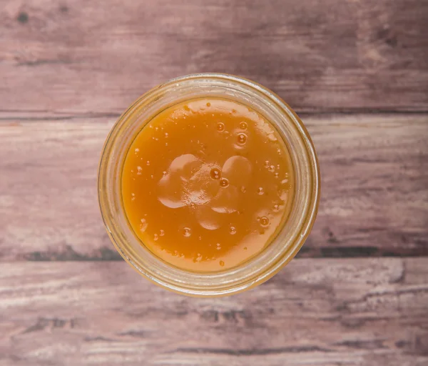 Coalhada de frutas de laranja — Fotografia de Stock