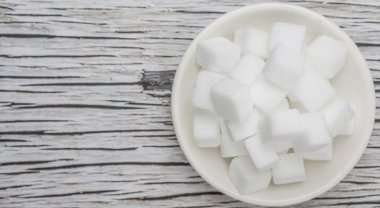 beyaz şeker cubes