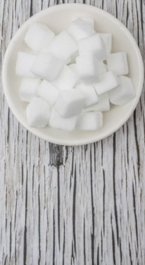 beyaz şeker cubes