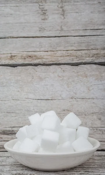 Weiße Zuckerwürfel — Stockfoto