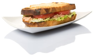 Tost ton balıklı sandviç