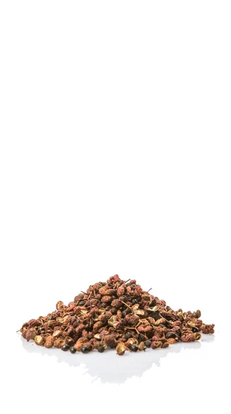 Sichuan Pepper Over White — Stock Photo, Image