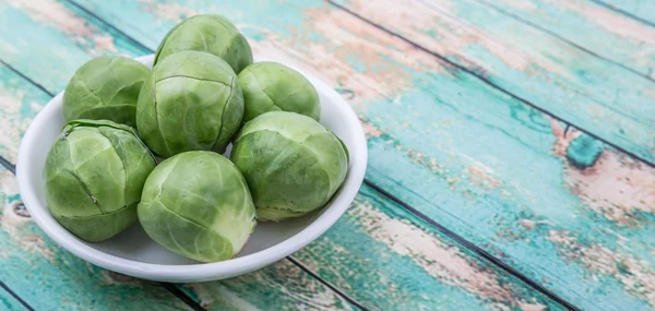 Brussels Sprouts In Bowl — Stock Photo, Image