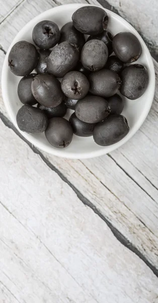 Pickled Black Olives — Stock Photo, Image