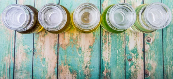 Vegetable Cooking Oil Variety — Stock Photo, Image