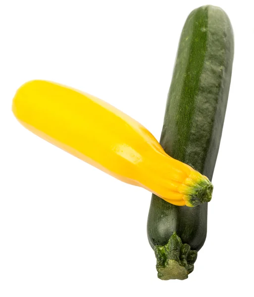 노란색과 녹색 zucchinis — 스톡 사진