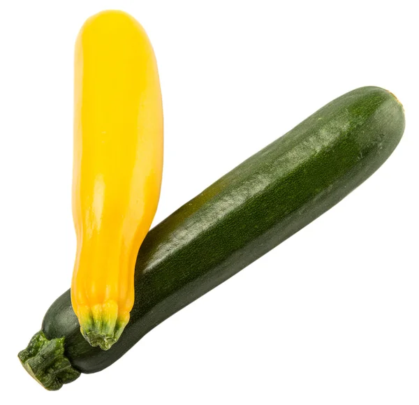 Gelbe und grüne Zucchinis — Stockfoto