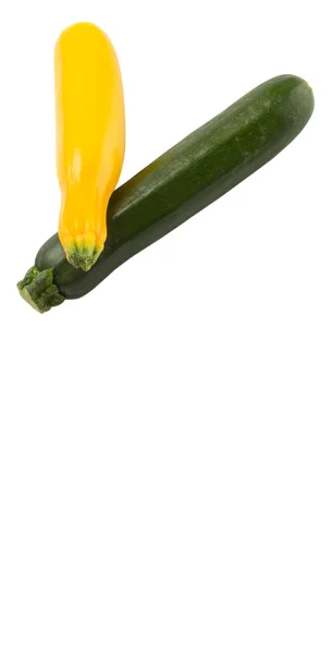 Gelbe und grüne Zucchinis — Stockfoto