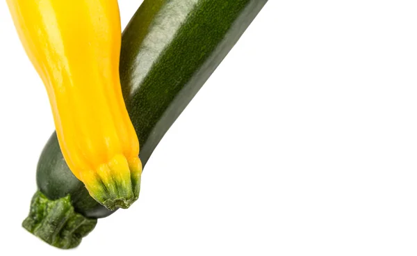 Gele en groene courgettes — Stockfoto