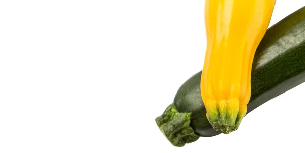 黄色と緑のズッキーニ — ストック写真