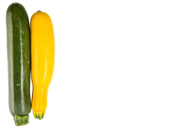 Gelbe und grüne Zucchinis — Stockfoto