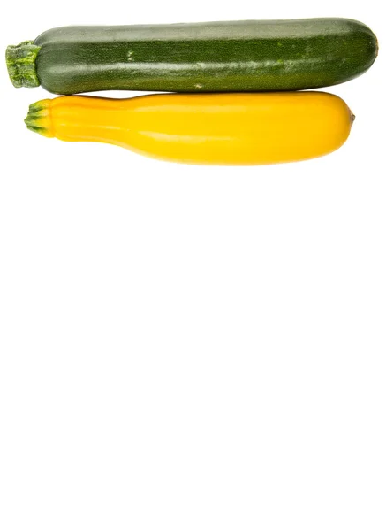 Gelbe und grüne Zucchinis — Stockfoto