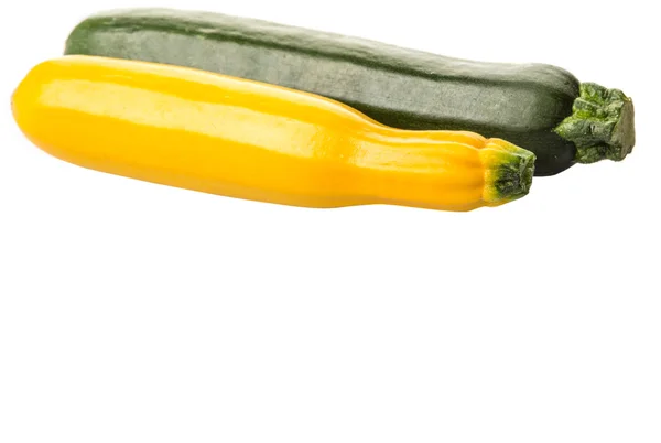 Gul och grön zucchini — Stockfoto