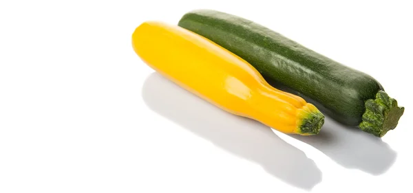 Yellow and green zucchinis — Stock Photo, Image