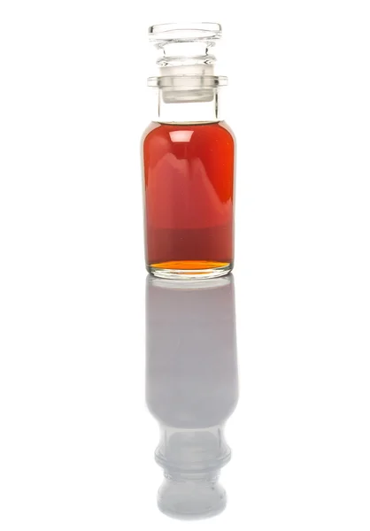 Maple Vinegar In Glass Vial — Stock Photo, Image