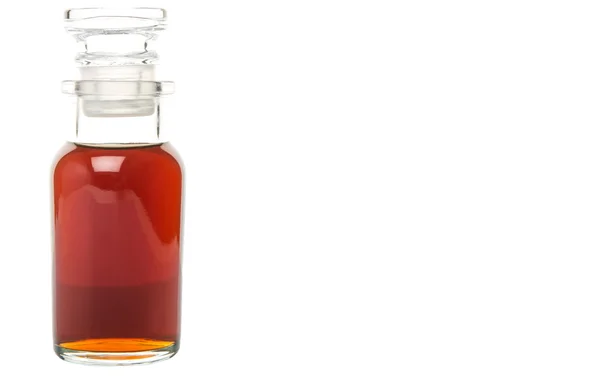 Maple azijn In de glazen ampul — Stockfoto