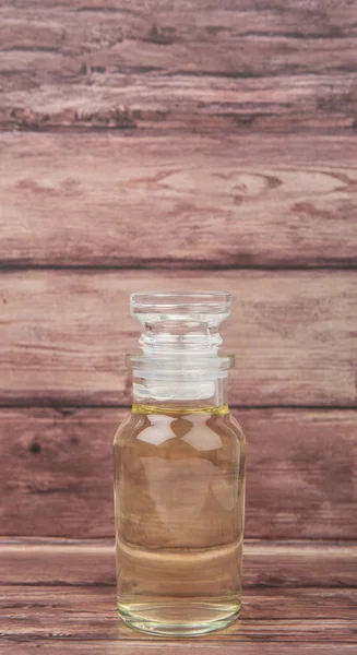 Vinegar Apple Dalam Kaca Vial — Stok Foto