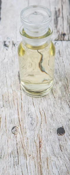 Vinagre de manzana en frasco de vidrio —  Fotos de Stock