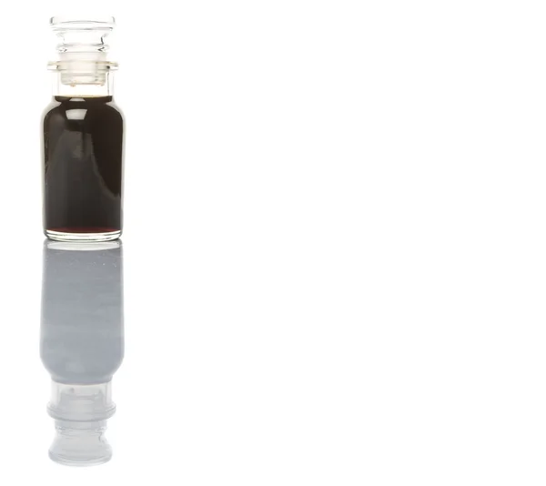 Balsamico azijn In de glazen ampul — Stockfoto
