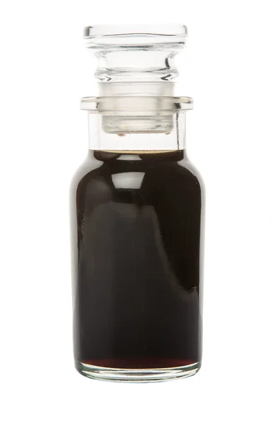 Balsamic Vinegar In Glass Vial — Stock Photo, Image