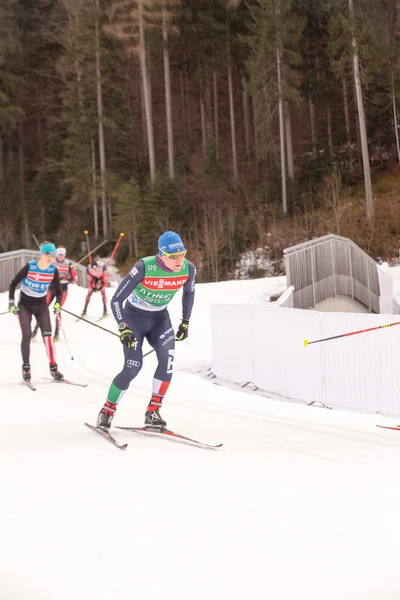 Ruhpolding, Γερμανία, 2016/01/06: εκπαίδευση πριν από το Παγκόσμιο Κύπελλο Biathlon στη Ruhploding — Φωτογραφία Αρχείου