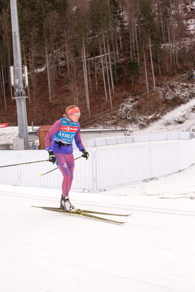 Ruhpolding, Germany, 2016 / 01 / 06: training before the Biathlon World Cup in Ruhploding — стоковое фото