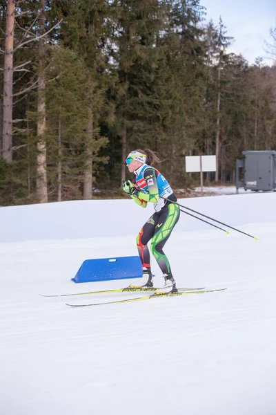 Ruhpolding, Allemagne, 06 / 01 / 2016 : entraînement avant la Coupe du Monde de Biathlon à Ruhploding — Photo