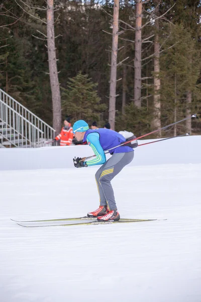 Ruhpolding, Németország, 2016/01/06: a képzés előtt a biatlon világkupára, a Ruhploding — Stock Fotó