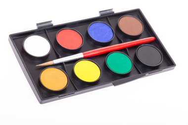  Beyaz paletinde Aquarelle (su boya)