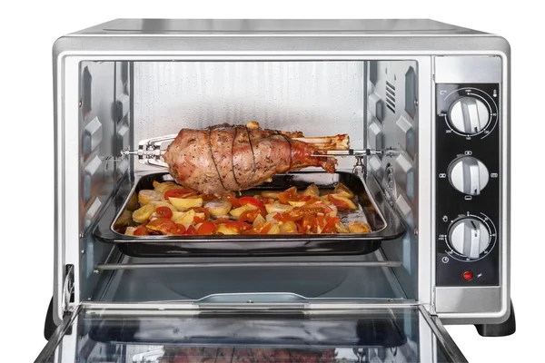 Leg turkey baked in oven — Stock Photo, Image