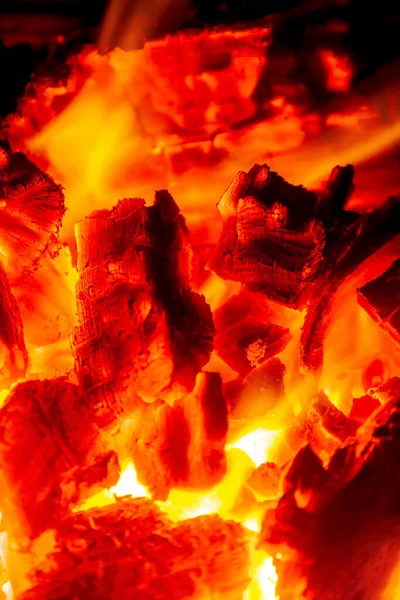 Abstract Background Burning Coals Background — Stock Photo, Image