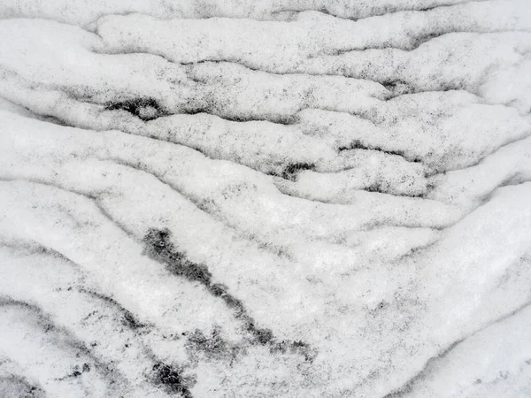 Onde Superficie Della Neve Sfondo Astratto Formato Orizzontale — Foto Stock