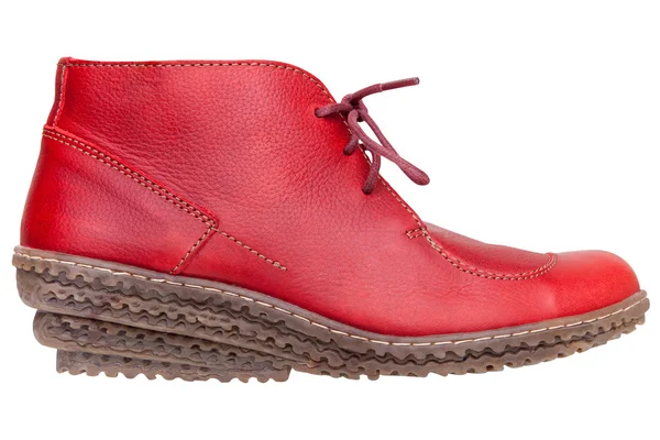 Red female boot — Stock Photo, Image