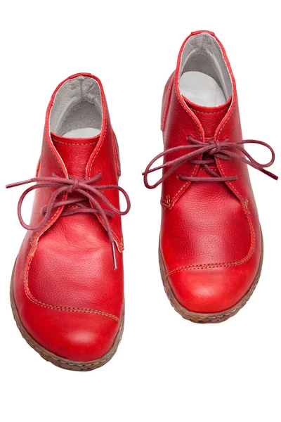 Kırmızı erkek çizmeler — Stok fotoğraf