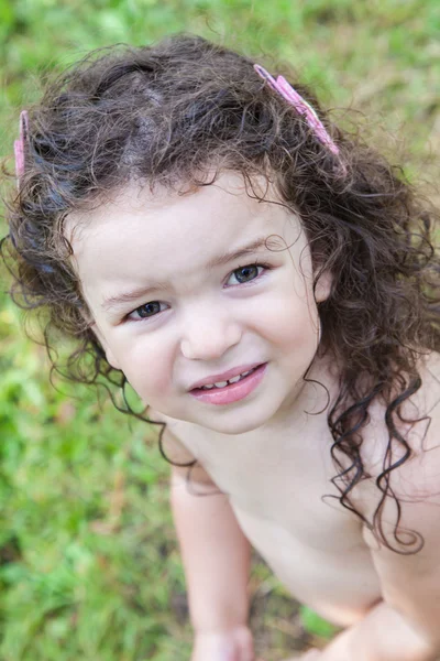 Retrato de menina pequena — Fotografia de Stock