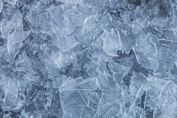 Blue ice background