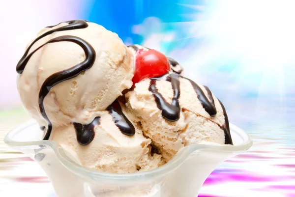 Ice cream close up — Stock Photo, Image