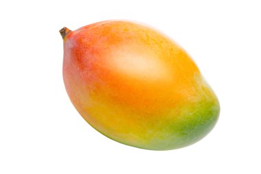 Mango beyaz üzerine izole