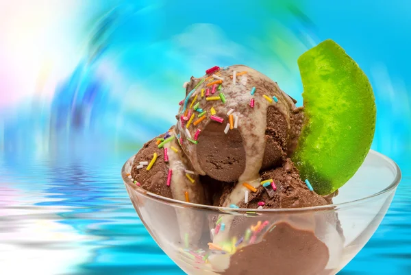 Ice cream close up — Stock Photo, Image